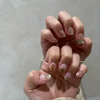ネイル soa.Aika 自爪育成のネイルデザイン