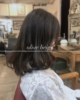ミディアム ❤︎大人シック ベージュrihoのヘアスタイル