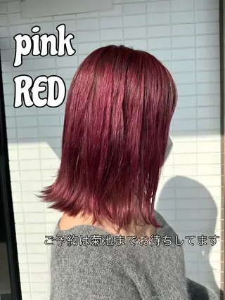 ミディアム 菊池 幹のヘアスタイル