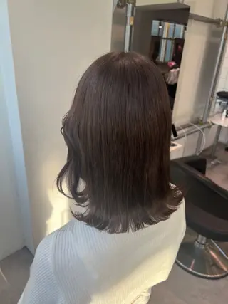 ロング カラー 暗髪🩶ラベンダー/ ブルー/ユウナ🤍のヘアスタイル