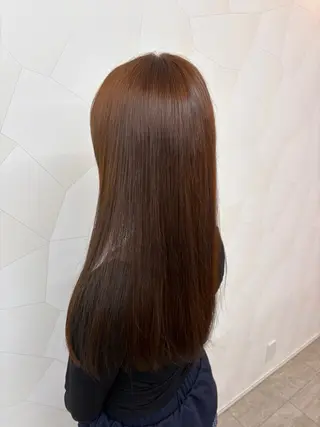 ロング カラー HASHI AYAKAのヘアスタイル