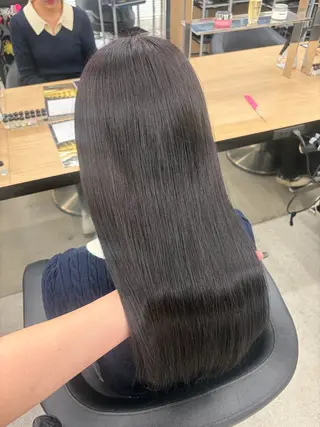 ロング カラー 💗愛され暖色💗 ピンク/レッド💗のヘアスタイル