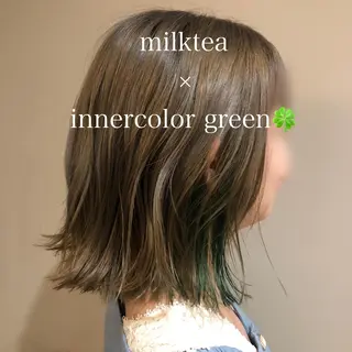 ミディアム Agu.店長 SAKI WADAのヘアスタイル