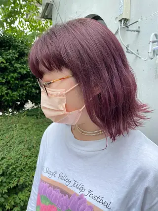 ミディアム カラー hazuki 🌝のヘアスタイル