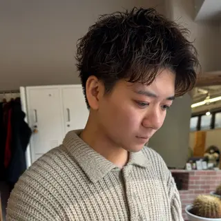 ショート パーマ メンズ cope'u moneのヘアスタイル