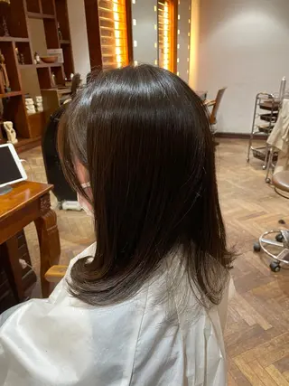 ミディアム stylist YUTOのヘアスタイル