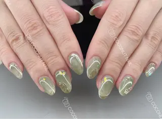 ネイル 神田 ココナッツのネイルデザイン