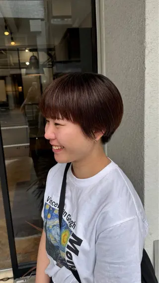 ショート ヒグチ マユのヘアスタイル