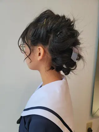 ヘアアレンジ ロング 鈴木 翠のヘアスタイル