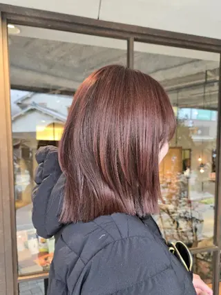 ミディアム カラー 韓国好き🇰🇷 美容師MIKUのヘアスタイル