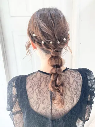ヘアアレンジ uros.中目黒 moekaのヘアスタイル