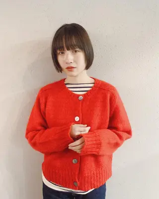 ショート ボブパーマコテ巻き風 パーマNo1深江秀平のヘアスタイル