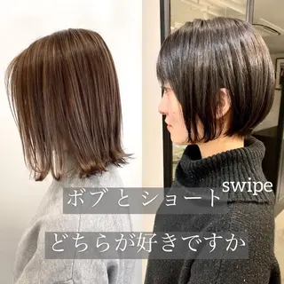 ショート カラー ボブ　ショート 特化 迫田紘史のヘアスタイル