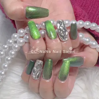 ネイル CC  NaNa ワンホンネイル🌙Nのネイルデザイン