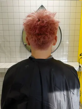 カラー メンズ 文字 遼哉のヘアスタイル