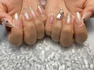 セミロング ネイル ✴︎ Delightのネイルデザイン