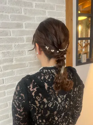 セミロング ヘアアレンジ Topstylist YUKIのヘアスタイル