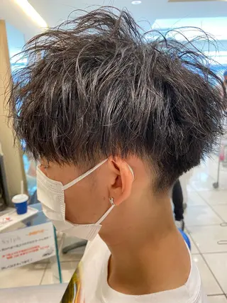 メンズ メンズパーマ 副店長ユウタのヘアスタイル