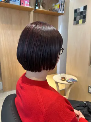 ショート カラー ♦︎レイヤー/ボブ/ ショート/明梨♦︎のヘアスタイル