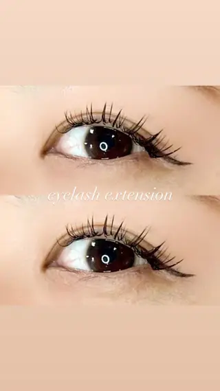 メンズ マツエク・マツパ Pinq she Ayana👀🤍のヘアスタイル