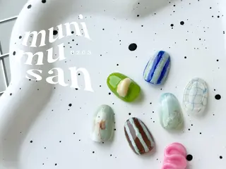 ネイル 💙0203 munimusanのネイルデザイン