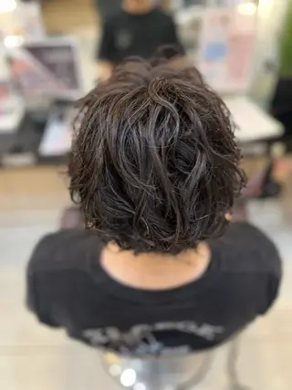ショート パーマ メンズ トータルビューティー K:R鶴川のヘアスタイル