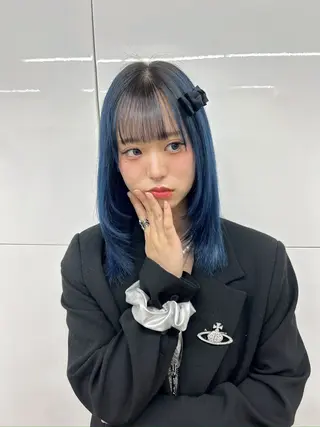 ミディアム カラー AISA viewNAGOYAのヘアスタイル
