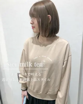 ショート 横浜ブリーチムラ直し ハイトーン/ブリーチのヘアスタイル