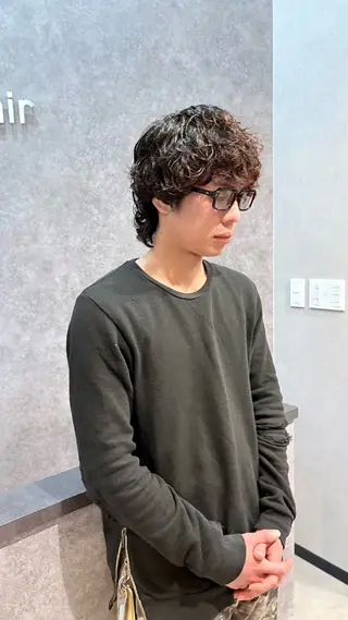 パーマ メンズ パーマスタイル特化◎ 永戸圭汰のヘアスタイル