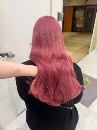 ロング カラー ダメージレスハイ トーン💖kanonのヘアスタイル