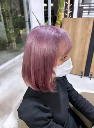 ミディアム カラー まつ毛&ヘア earnest山田のマツエク・マツパデザイン