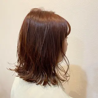 ミディアム カラー 髪質改善／艶カラー 🫧harunaのヘアスタイル