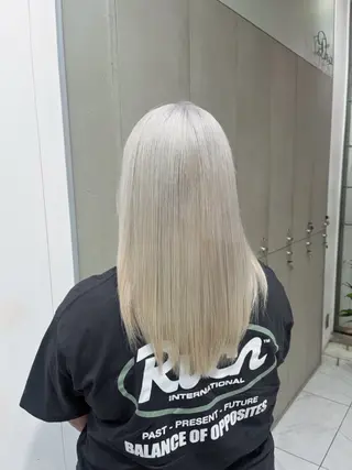 セミロング カラー ベージュ🤎/韓国風 ヘア🇰🇷/さくらのヘアスタイル