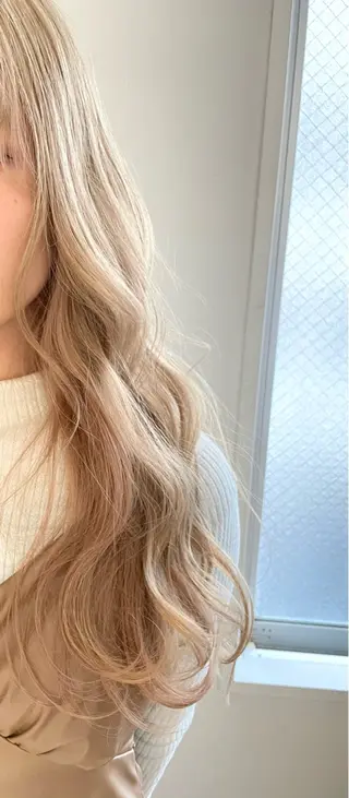 セミロング カラー 美髪矯正・レイヤー 倉友哉のヘアスタイル