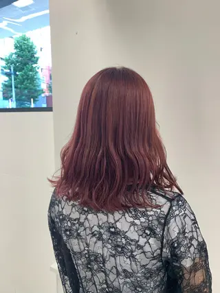 セミロング カラー 山下恋佳/矢場町/ ブリーチ/ショートのヘアスタイル