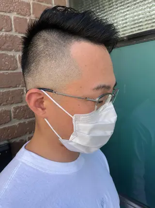 ショート カラー パーマ ヘアアレンジ メンズ キッズ ネイル マツエク・マツパ アイブロウ 久木原 ゆりのヘアスタイル