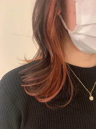 ミディアム カラー ＊UNU＊ RICOのヘアスタイル