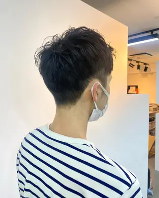 ショート カラー パーマ メンズ Aujuaソムリエ 🎨‎♡HARUのヘアスタイル