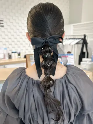 ヘアアレンジ 八尾 幸那のヘアスタイル
