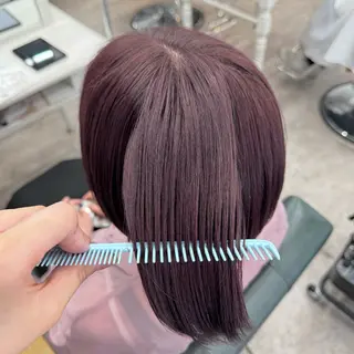 ショート カラー JUNSHIN🦋 ヘアセット／カラーのヘアスタイル