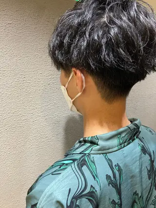 ショート パーマ メンズ 豊中/メンズ特化 岡田 龍之介のヘアスタイル
