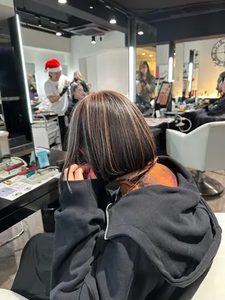 ショート レイヤー/艶カラー ROKUのヘアスタイル