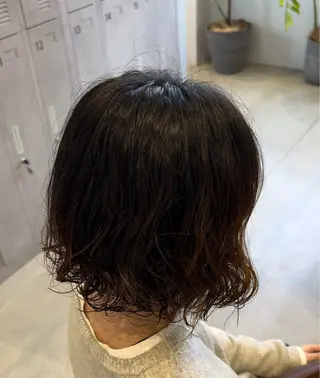 ショート パーマ 保坂 瞭のヘアスタイル