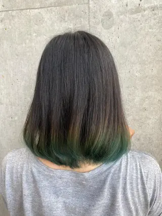 ミディアム カラー な つのヘアスタイル