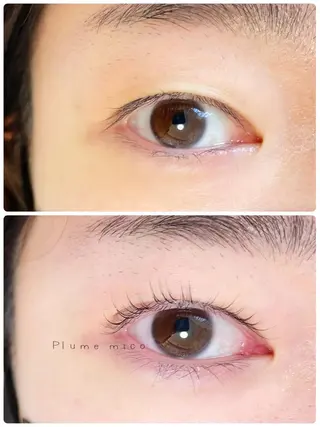 マツエク・マツパ Plume micoのマツエク・マツパデザイン