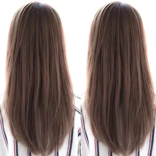 セミロング ロング カラー 内藤 達也のヘアスタイル