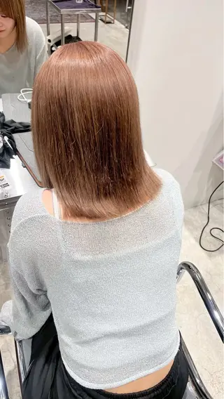 ミディアム カラー 谷口 優奈のヘアスタイル