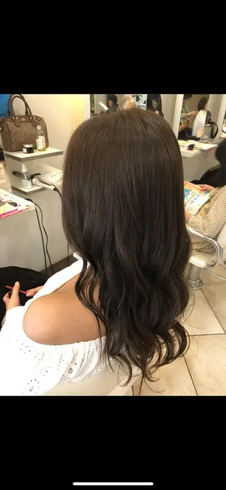 ロング カラー 💎白髪染めも対応 🙆👌山本明菜のヘアスタイル