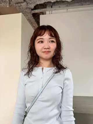 ミディアム パーマ Takuma Suzuki中目黒のヘアスタイル