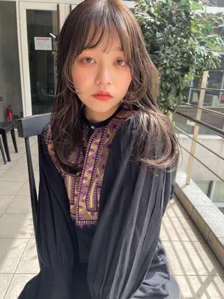 ミディアム 福岡美容室Daisy hairのヘアスタイル